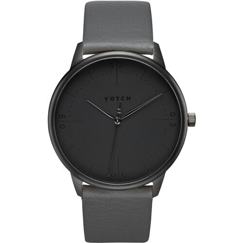 Votch mannen vegan Horloge Aalto Zwart & Donkergrijs