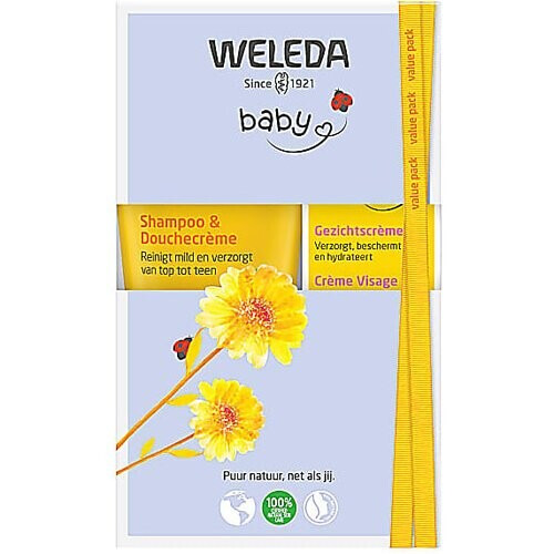 Weleda Voordeelset Gezichtscreme/Shampoo & Douchecreme