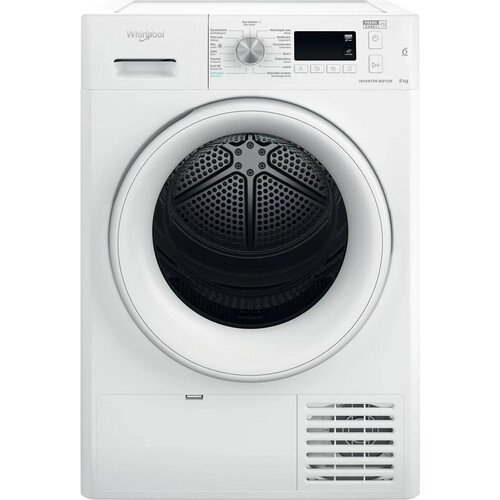 Whirlpool Fftm1182 - Warmtepompdroger - 8 Kg - 6th Sense & Freshcare+ - 64 Db - Energieklasse A++ | Tweedehands (Refurbished)