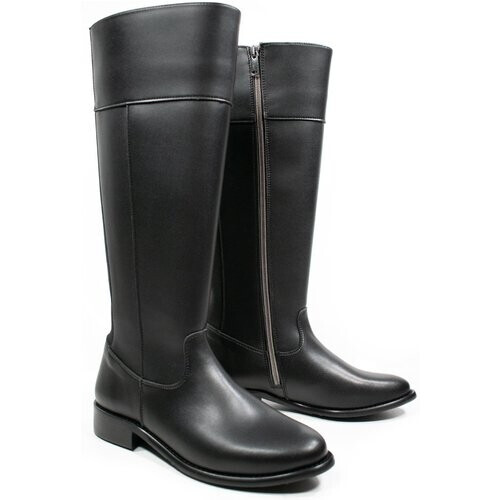Will's Vegan Store dames vegan Kniehoge Laarzen Zwart