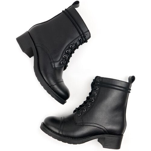 Will's Vegan Store dames vegan Laarzen Aviator 2 Zwart