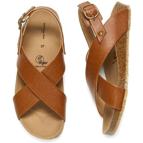 Will's Vegan Store dames vegan Sandalen Huarache Bruin