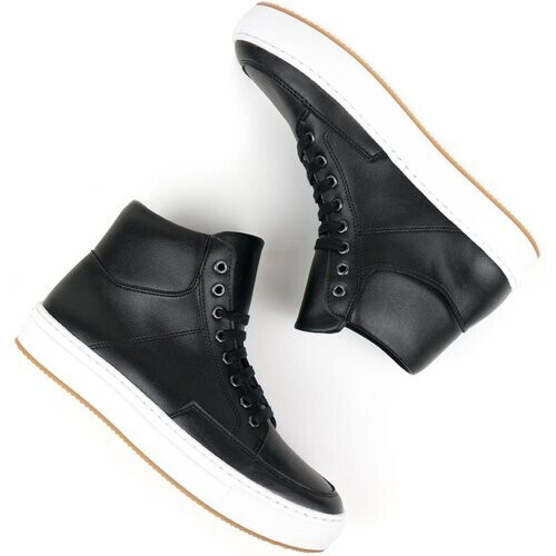 Will's Vegan Store dames vegan Sneakers Boots Zwart