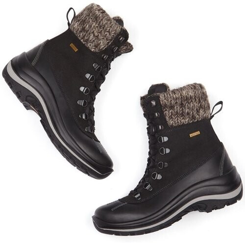 Will's Vegan Store dames vegan Sneeuwlaarzen Wvsport Zwart