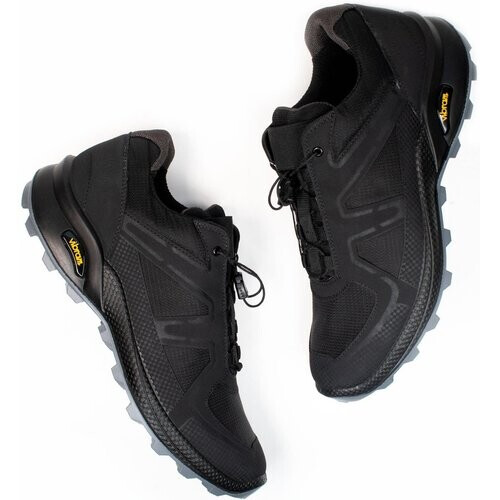 Will's Vegan Store mannen vegan Cross Running Sneakers Wvsport Oakes Zwarte Editie