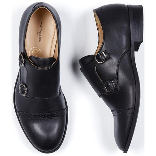 Will's Vegan Store mannen vegan Monks City Zwart