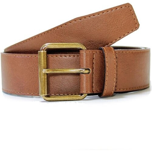 Will's Vegan Store mannen vegan Riem 4 Cm Jeans Bruin