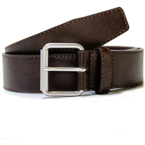 Will's Vegan Store mannen vegan Riem 4 Cm Jeans Donkerbruin
