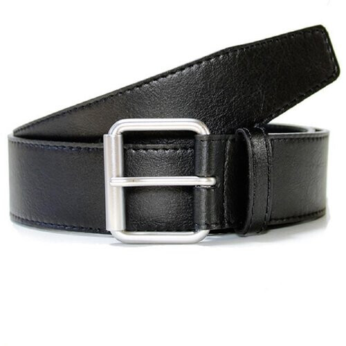 Will's Vegan Store mannen vegan Riem 4 Cm Jeans Zwart