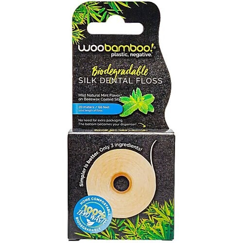 WooBamboo Eco Flosdraad Munt - 20 Meter